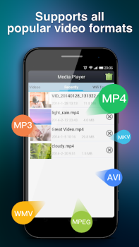 Descargar Reproductor multimedia Editores y reproductores de video para Android captura de pantalla 2