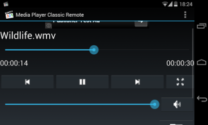 Descargar Media Player Classic Remote Editores y reproductores de video para Android captura de pantalla 2