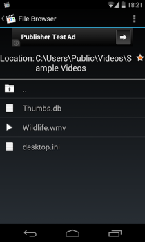 Descargar Media Player Classic Remote Editores y reproductores de video para Android captura de pantalla 4