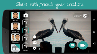 Descargar Mirror Selfie Camera + Video Foto para Android captura de pantalla 6