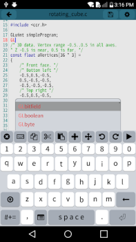Descargar Móvil C [ C/C++ Compiler ] Educación para Android captura de pantalla 3