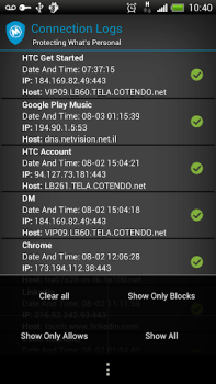 Descargar Mobiwol:  Firewall sin root Herramientas para Android captura de pantalla 4
