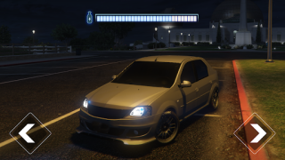 Descargar Renault Logan Car Driving Game Raza para Android captura de pantalla 5