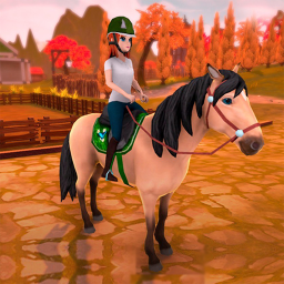 Logotipo Horse Riding Tales - Wild Pony