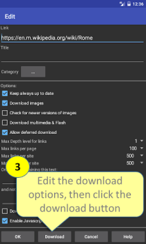 Descargar Offline Browser Comunicación para Android captura de pantalla 3