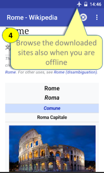 Descargar Offline Browser Comunicación para Android captura de pantalla 5