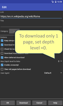 Descargar Offline Browser Comunicación para Android captura de pantalla 6