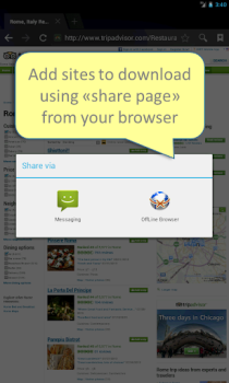 Descargar Offline Browser Comunicación para Android captura de pantalla 7