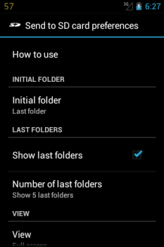 Descargar Send to SD card Herramientas para Android captura de pantalla 3