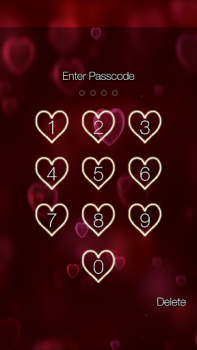 Descargar pantalla de bloqueo de corazón Personalización para Android captura de pantalla 2
