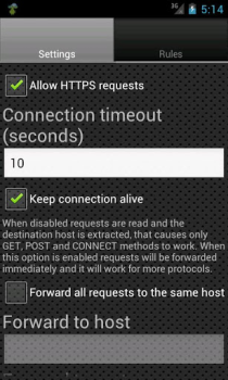 Descargar Proxy Server Herramientas para Android captura de pantalla 3