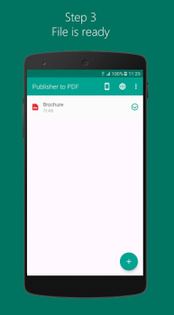 Descargar Publisher to PDF Trabajo para Android captura de pantalla 4