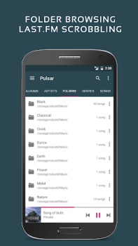 Descargar Reproductor de Música Pulsar Música y audio para Android captura de pantalla 5