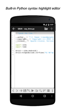 Descargar QPython 3L - Python for Androi Educación para Android captura de pantalla 2