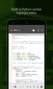 Descargar QPython - Learn Python & AI Educación para Android captura de pantalla 3