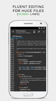 Descargar Editor de textos QuickEdit Trabajo para Android captura de pantalla 2