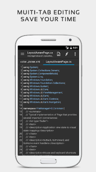 Descargar Editor de textos QuickEdit Trabajo para Android captura de pantalla 4