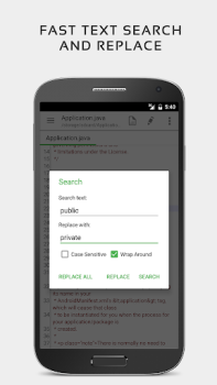Descargar Editor de textos QuickEdit Trabajo para Android captura de pantalla 7