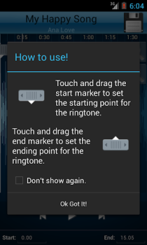 Descargar MP3 Cutter and Ringtone Maker Música y audio para Android captura de pantalla 2