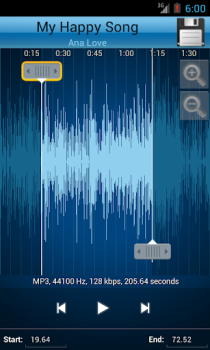 Descargar MP3 Cutter and Ringtone Maker Música y audio para Android captura de pantalla 3