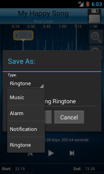 Descargar MP3 Cutter and Ringtone Maker Música y audio para Android captura de pantalla 4