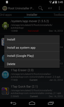 Descargar Root Uninstaller Herramientas para Android captura de pantalla 5