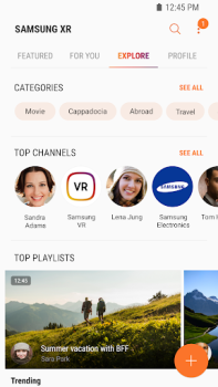 Descargar Samsung VR видео Editores y reproductores de video para Android captura de pantalla 3