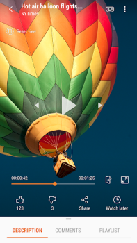 Descargar Samsung VR видео Editores y reproductores de video para Android captura de pantalla 5
