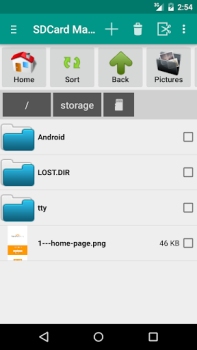 Descargar SD Card Manager (File Manager) Trabajo para Android captura de pantalla 2