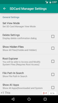 Descargar SD Card Manager (File Manager) Trabajo para Android captura de pantalla 5