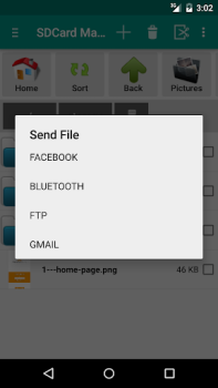 Descargar SD Card Manager (File Manager) Trabajo para Android captura de pantalla 6