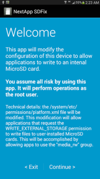Descargar SDFix: KitKat Writable MicroSD Herramientas para Android