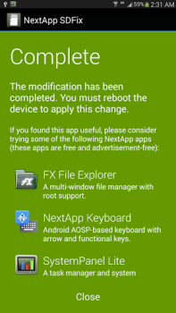 Descargar SDFix: KitKat Writable MicroSD Herramientas para Android captura de pantalla 4