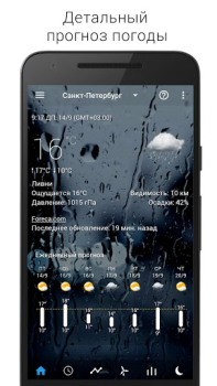 Descargar Sense Flip Clock & Weather Clima para Android captura de pantalla 2
