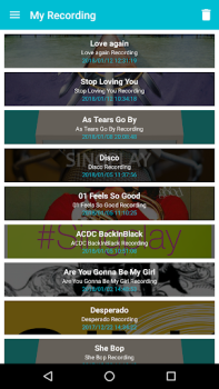 Descargar SingPlay MP3 Karaoke Recorder Música y audio para Android captura de pantalla 6