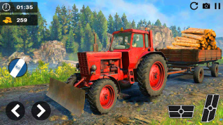 Descargar Tractor Game Driving Off-road Simuladores para Android captura de pantalla 2
