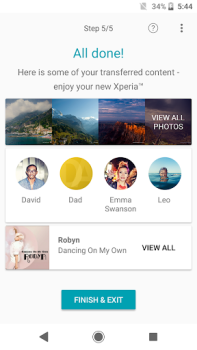 Descargar (versión antigua) Xperia Transfer Mobile Personalización para Android captura de pantalla 6