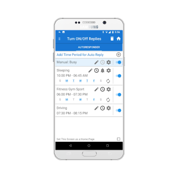 Descargar SMS Auto Reply /Autoresponder Comunicación para Android captura de pantalla 2