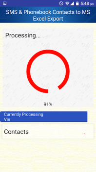 Descargar Save Phonebook & SMS to Excel Herramientas para Android captura de pantalla 2