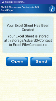 Descargar Save Phonebook & SMS to Excel Herramientas para Android captura de pantalla 3