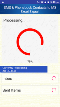 Descargar Save Phonebook & SMS to Excel Herramientas para Android captura de pantalla 5