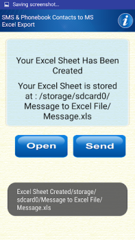 Descargar Save Phonebook & SMS to Excel Herramientas para Android captura de pantalla 6