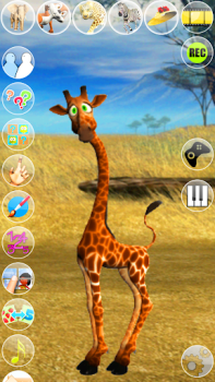 Descargar Hablando George La jirafa Simuladores para Android captura de pantalla 2