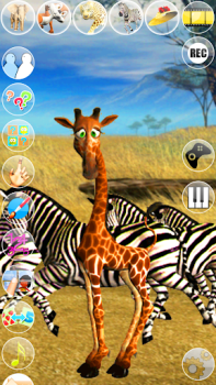 Descargar Hablando George La jirafa Simuladores para Android captura de pantalla 3