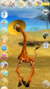 Descargar Hablando George La jirafa Simuladores para Android captura de pantalla 4