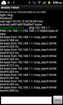 Descargar Mobile Telnet Comunicación para Android captura de pantalla 2