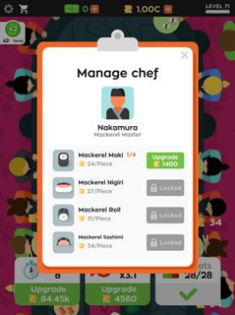 Descargar Sushi Bar Idle Simuladores para Android captura de pantalla 7