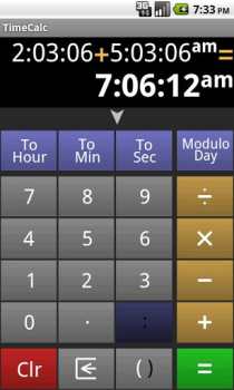 Descargar Time Calculator Herramientas para Android captura de pantalla 3