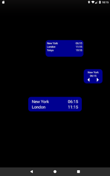 Descargar Reloj mundial y widget Trabajo para Android captura de pantalla 4