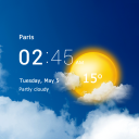 Descargar  Reloj y clima transparente